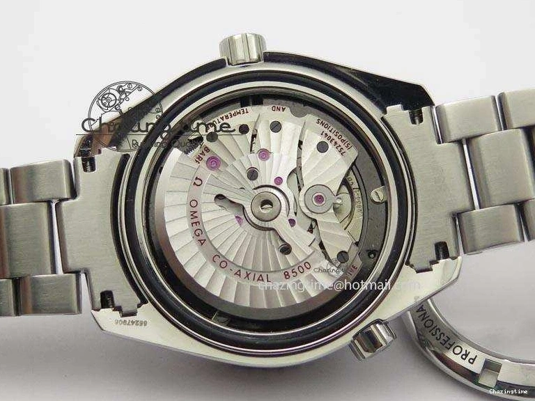 0308 Planet Ocean SS Bp Maker 45mm Black Bezel On SS Bracelet A OnTrend 8218